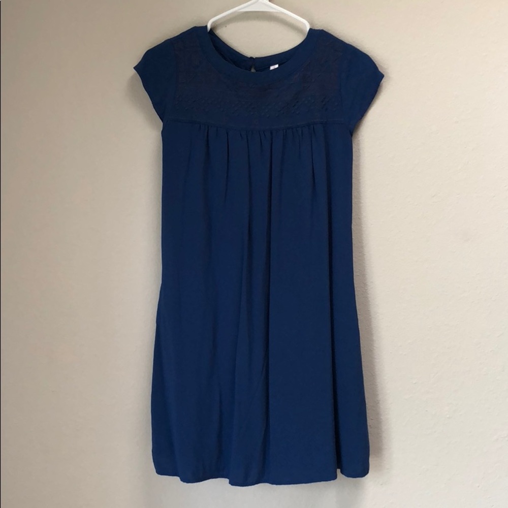 Dark blue summer dress